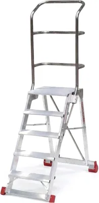 Zdjęcie produktu dla Drabina magazynowa FARAONE 5-stopniowa CM 5LP- 3,23 m