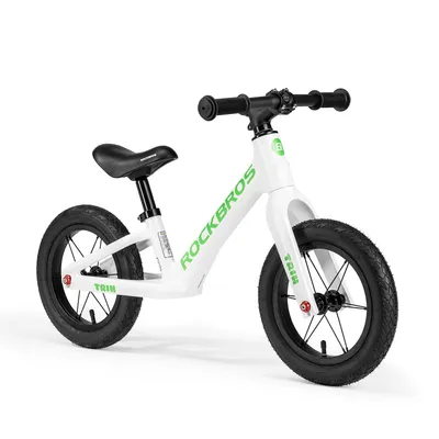 Produktbild von ROCKBROS Kinder Laufrad 12 Zoll Balance Bike für 2-6 Jahre ohne Pedale Weiß