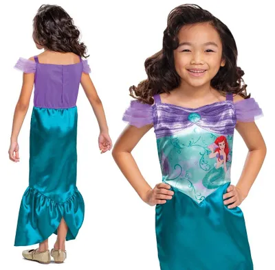 Productafbeelding van Ariel Basic kostuum - De Kleine Zeemeermin, maat S, 5-6 jaar