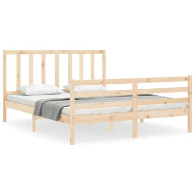 Produktbild von vidaXL Massivholzbett ohne Matratze 160x200 cm Kiefernholz