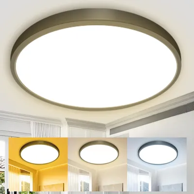 LED-Deckenleuchte 29 W 3200 lm 3 Farben IP44 Ø 29,5 cm
