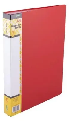 Produktbild von Angebotsmappe mit 60 Einsteckhüllen, rot, D.RECT