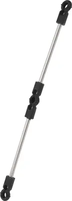 Productafbeelding van Aansluitstang voor carburateur van buitenboordmotor, artikelnummer 688 41217 01. Versnellerverbinding, geschikt voor 2-takt motoren met 50, 70, 75, 80, 85 en 90 pk
