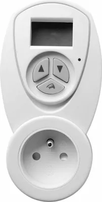 Produktbild von Thermostat, mit Zeitschaltuhr, Timer, weiß, für elektrische Heizkörper, Handtuchtrockner