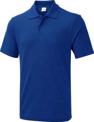 Produktbild von Uneek UX Polo Shirt UX1 Herren Damen Basic Kurzarm Polo royal 4XL