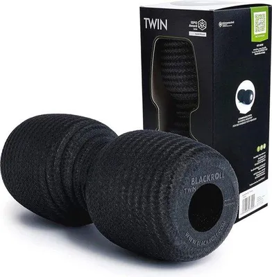 Produktbild von Famanu Faszienrolle zur Selbstmassage - für Rücken- und Wadenmuskulatur, 30 x 13 cm, schwarz