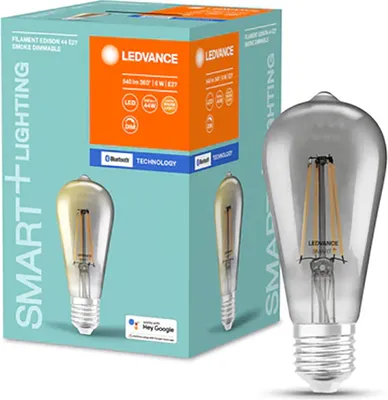 Zdjęcie produktu dla LEDVANCE SMART+, Inteligentne żarówki, Bluetooth, Szary, LED, E27, Ciepłe białe