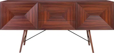 Obrázok produktu pre Casa Padrino luxusný príborník z palisandru s 2 dvierkami a 3 zásuvkami hnedý 200 x 50 x v. 90 cm - luxusná kvalita