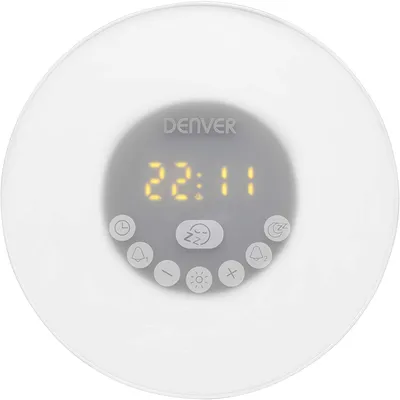Produktbild von Denver CRLB-400, Uhr, Analog, FM, 6 W, LED, Weiß
