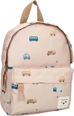 Produktbild von Rucksack Kidzroom Paris Sweet Cuddles Fahrzeuge Kinderrucksack braun