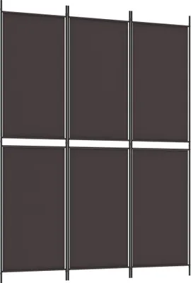 Obrázek produktu pro vidaXL 3 ks Paraván hnědý 150x200 cm Látka