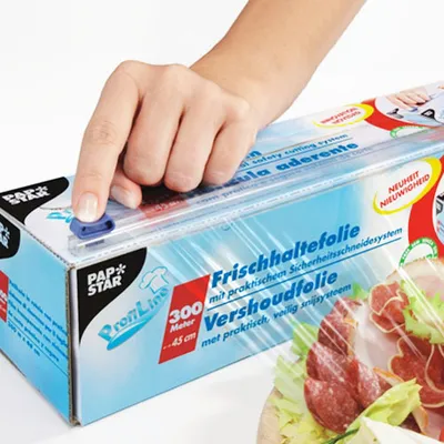 Produktbild von PAPSTAR Frischhaltefolie 10518 30cmx300m transparent