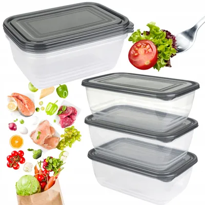 Produktbild von Ernesto Kunststoff Vorratsbehälter Set 2x 2,5L Grau