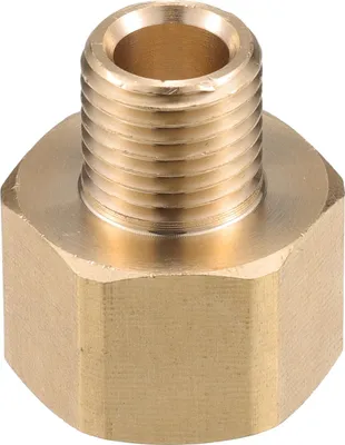 Produktbild von Hochdruckreiniger-Anschluss, M22x1.5 weiblich zu M14x1.5 männlich Adapter aus Messing Schraubenschlauchanschluss Universal für Hochdruckreiniger Messing Kupferton