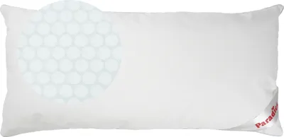 A white pillow on a white background.