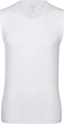 Produktbild von OLYMP Level Five Body Fit T-Shirt S Tanktop Rundhals Stretch weiß, Größe:Small
