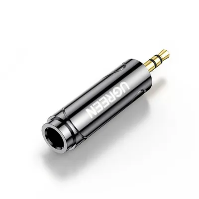 Obrázok produktu pre Adaptér Ugreen audio adaptér z 6,35 mm / 6,5 mm jack (samica) na 3,5 mm mini jack (samec) čierny (AV168 80730)