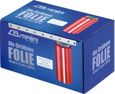 Produktbild von Comair Alufolie 14µ rot 12cmx150m Rolle Aluminium foil 14my 12cmx150m
