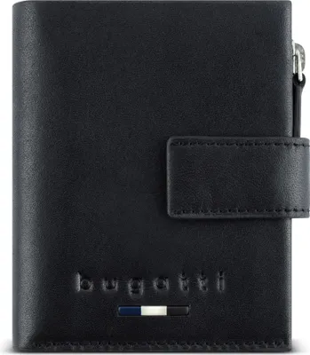 Produktbild von bugatti Geldbörse Romeo Mini Wallet Black schwarz