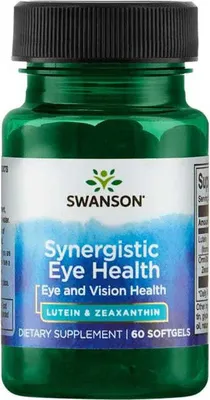 Produktbild von Synergistische Augengesundheit - Lutein und Zeaxanthin 60 Weichkapsel Swanson Health Products