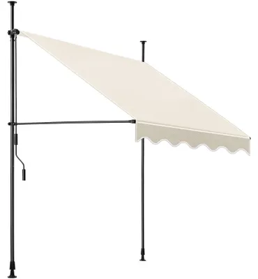 Produktbild von tectake® Klemmmarkise mit Handkurbel einfache Montage