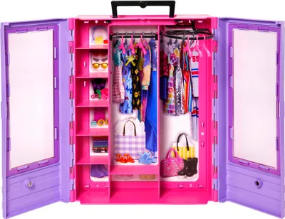 Zdjęcie produktu dla Barbie szafa Barbie z wieszakami HJL65 /3