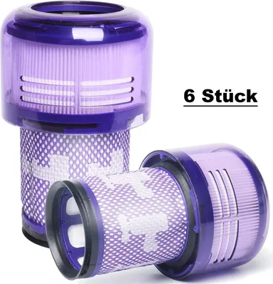 Produktbild von 6x Hepa Ersatz Filter für Dyson V12 Detect Slim Serie Absolute Fluffy Zubehör
