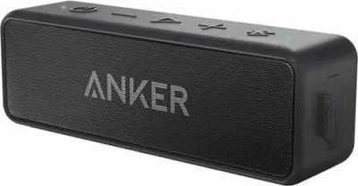 Produktbild von Soundcore A3105, kabellos und kabelgebunden, tragbarer Stereolautsprecher, schwarz, Würfelform, Mobiltelefon/Smartphone