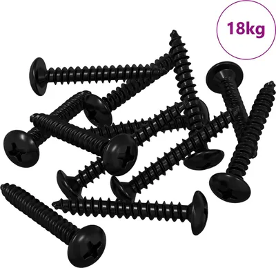 Immagine prodotto di vidaXL Chiodo per rubinetto 8219 pezzi Acciaio nero