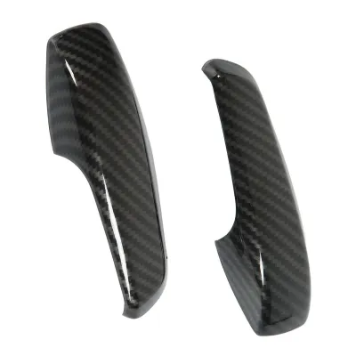 Obrázok produktu pre 2ks vnútorná kľučka dverí kryt Carbon Fiber Color ABS Náhrada pre Smart Fortwo W451 Facelift 2011?2014