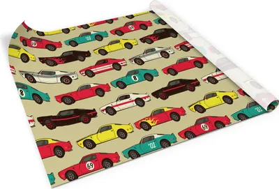 Produktbild von Amerikanische autos– Möbelfolie selbstklebend – PVC Klebefolie für Möbel – Küche – Schränke – Möbelrenovierungsfolie – Möbeldekorfolie – 100x50 cm
