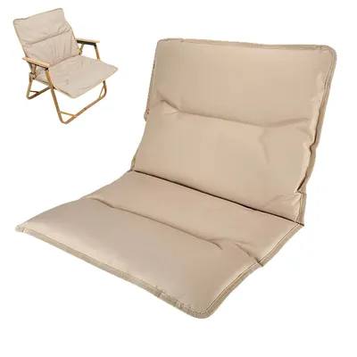Produktbild von Sitzkissen, Universelles Sitzkissen für den Außenbereich, faltbares Kissen für Bodenstühle, Verdicktes Kissen Strand Sitzkissen, 87x54cm