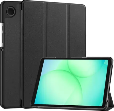 Produktbild von Samsung Galaxy Tab A11 Hülle - Coverup Tri-Fold Ständer Klapphülle mit Schlaf/Wach-Funktion - Schwarz
