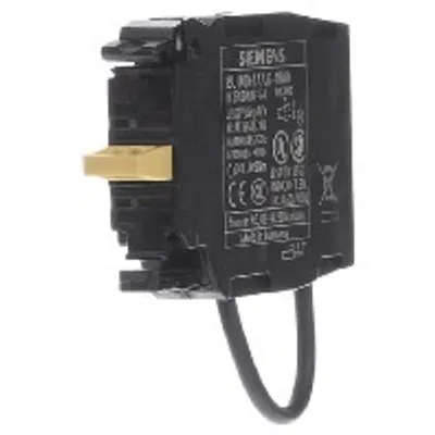 Obrázek produktu pro Siemens Kontaktmodul mit 1 Schaltglied 1Ö 3SU14001AA101HA0, 18 g, 55 mm, 60 mm, 10 mm