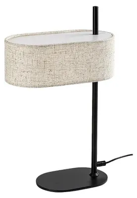 Image de Rabalux 74241 Lampes de table Narmin E14 1x MAX 40 métal textile noir mat