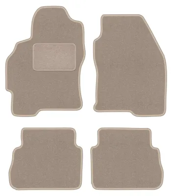 Immagine prodotto di Tappetini in moquette per Ford Mondeo MK1 1992-1996 (station wagon/berlina/liftback) – set 4 pezzi, beige, su misura – Wielganizator LUX