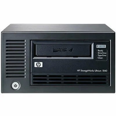 Produktbild von HPE StorageWorks LTO4 Ultrium 1840 SAS, Speicherlaufwerk, Bandkartusche, 2:1, LTO, Schwarz, 800 GB