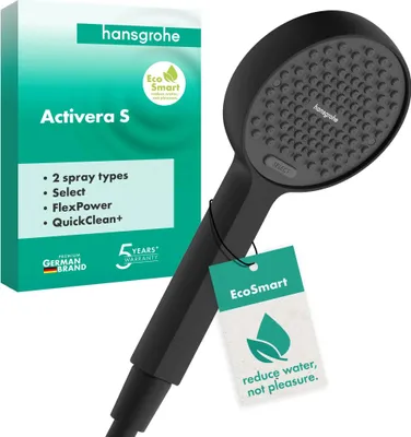 Produktbild von hansgrohe Activera Select S Handbrause 95, 2 Strahlarten, EcoSmart, 28033670
