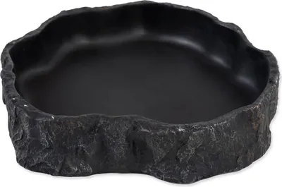 Obrázok produktu pre Miska na kŕmenie Repti Planet čierna 19,5 × 17,5 × 4,2 cm