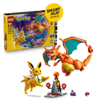 Image de LEGO SMART Play™ : La dernière bataille – Dracaufeu contre Électhor, Kit de construction, à partir de 8 ans, Plastique, 751 pièces, 1,22 kg