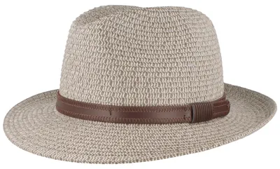 Produktbild von Bogart Strohhut Kofferhut Kunstlederband mit UV Schutz 50+ von Hut-Breiter, grau, Gr. XXL