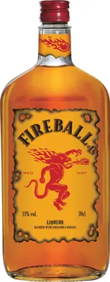 Produktbild von Fireball Liquer Blended with Cinnamon & Whisky | 33 % vol | 0,7 l