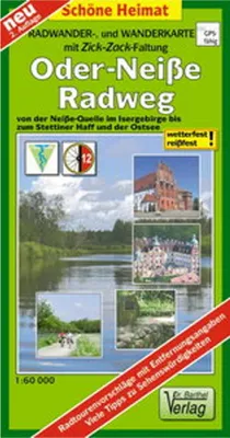 Produktbild von Radwander- und Wanderkarte Oder-Neiße-Radweg