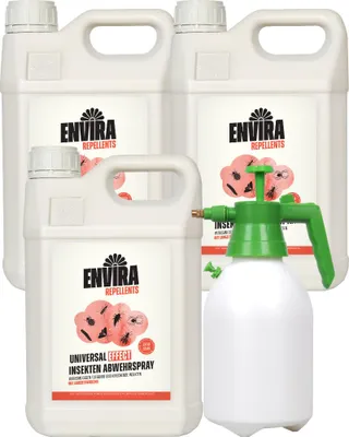 Produktbild von Envira Universal Effect Insekten Abwehrspray 3x5L mit Drucksprüher