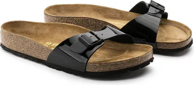 Produktbild von Birkenstock Madrid Black Patent Größe EU 38 Schmal