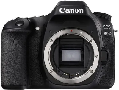 Produktbild von Canon EOS 80D + EF-S 18-55 IS STM, 24,2 MP, 6000 x 4000 Pixel, CMOS, Full HD, 650 g, Schwarz