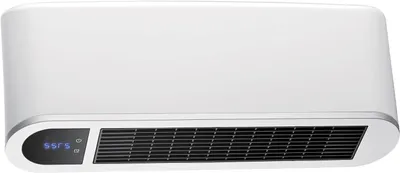 Obrázek produktu pro Keramické topení na zeď – Elektrické topidlo – K vytápění místnosti – S dálkovým ovládáním – 2000 W – Bílá barva