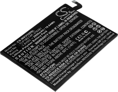 Immagine prodotto di TECHTEK Batteria compatibile con [Wiko] View Max sostituisce 376281, per TLP18C14P