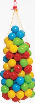 Produktbild von Bälle Bällebad Baby Bälleset 100 Stk. bunt 6,5 cm Spielbälle Kunststoffbälle