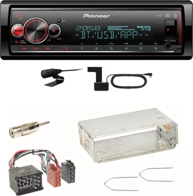 Produktbild von Pioneer MVH-S520DAB USB Digitalradio Bluetooth MP3 Einbauset für BMW 3er E36 Z3